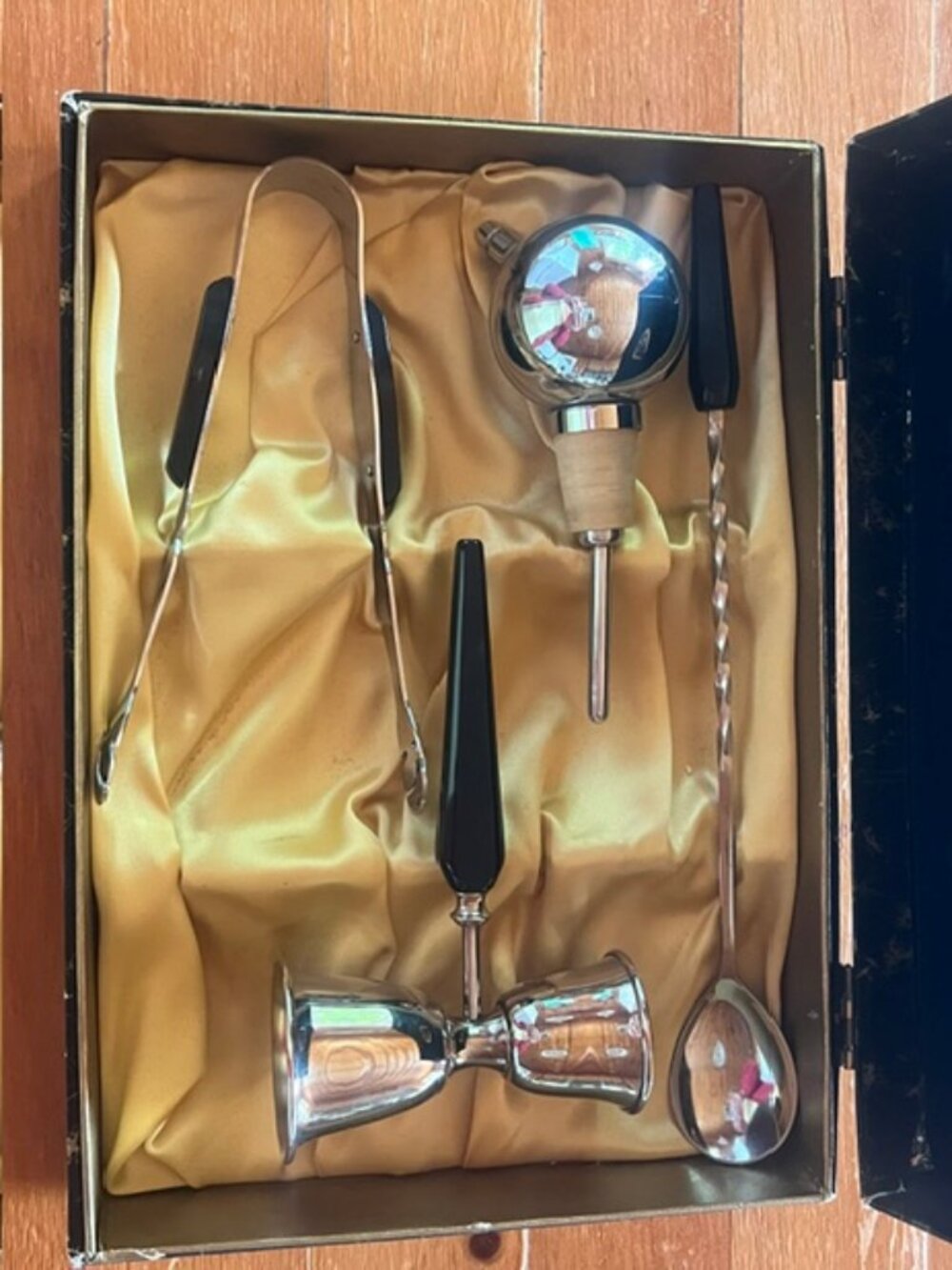 Vintage Glo-Hill Barmates Cocktail Bar Tool Set in Original Box
